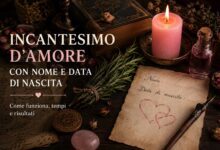 Incantesimo d’amore con nome e data di nascita